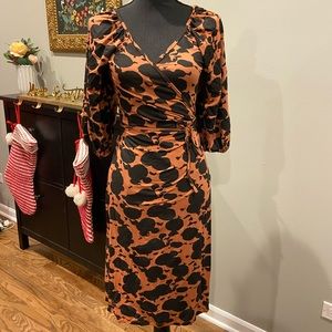 Rachel Pally Size S Blouson Wrap Dress